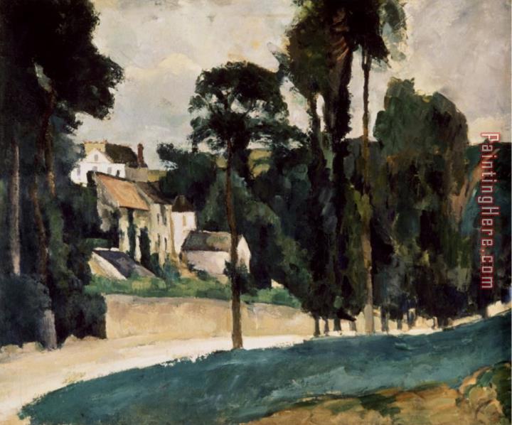 Paul Cezanne The Road at Pontoise